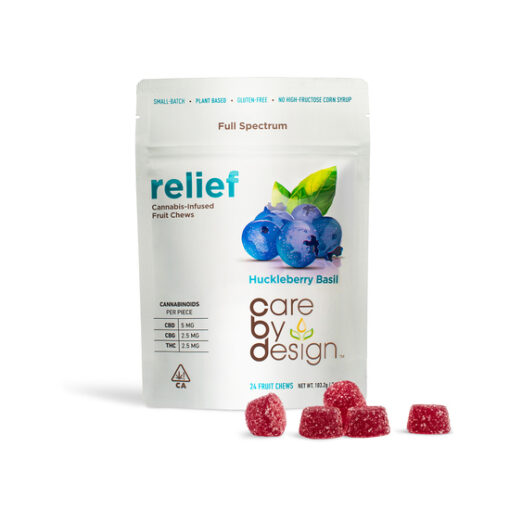 Relief - Huckleberry Basil - Fruit Chews