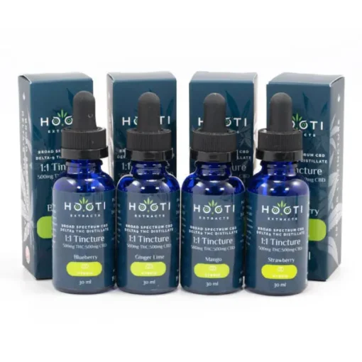 1000mg 1:1 Hybrid Tinctures (Hooti Extracts)